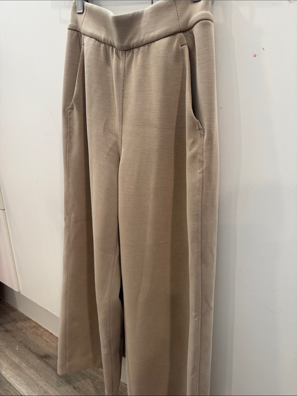 lululemon athletica Wide-Leg Pull-On Pants in Taupe
